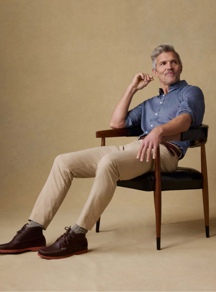 Faherty Movement 5 Pocket Pant - Island West Khaki