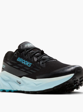 Brooks W Cascadia 19 GTX - Black/Ebony/Blue Flower