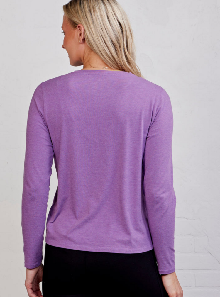 Tasc All Day Long Sleeve - Paradise Heather