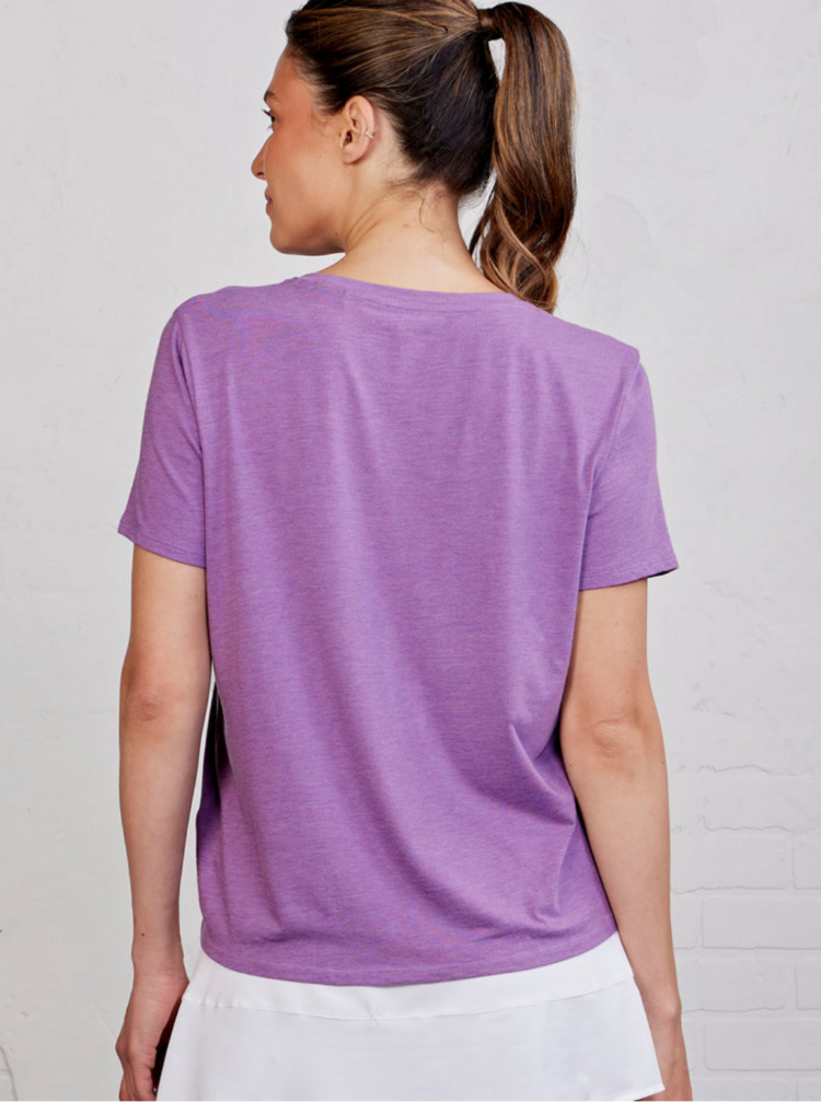 Tasc All Day T - Paradise Heather