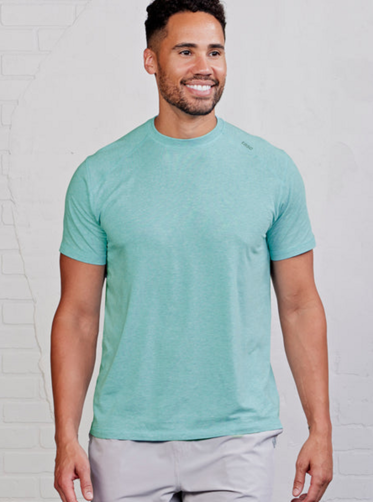 Tasc Carrollton Fitness T-Shirt - Meadowbrook Heather