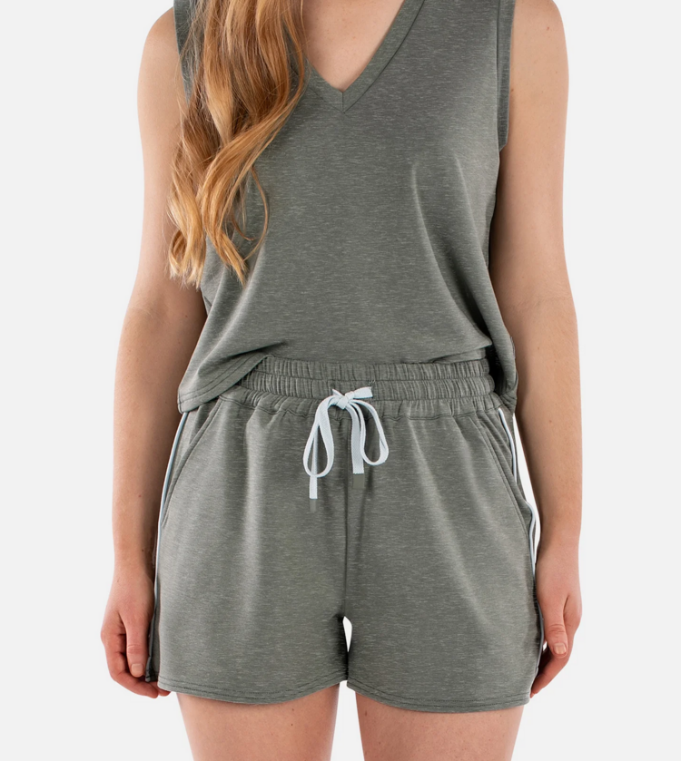 Jetty Isle Lounge Short - Agave