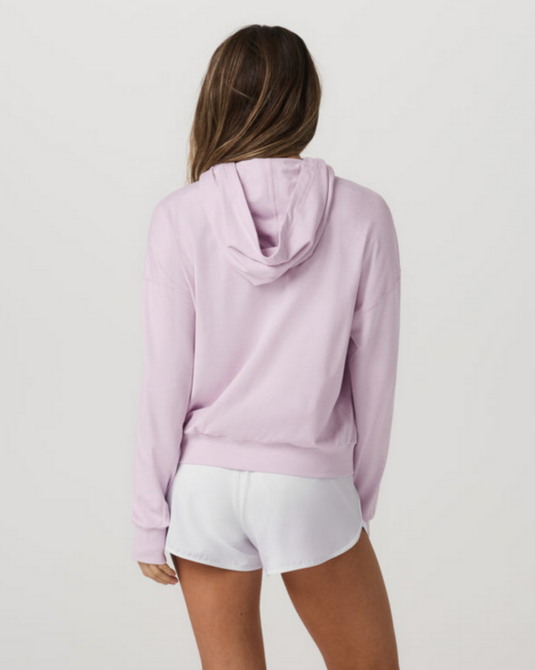 Vuori Halo Modern Pullover Hoodie - Lilac Breeze Heather