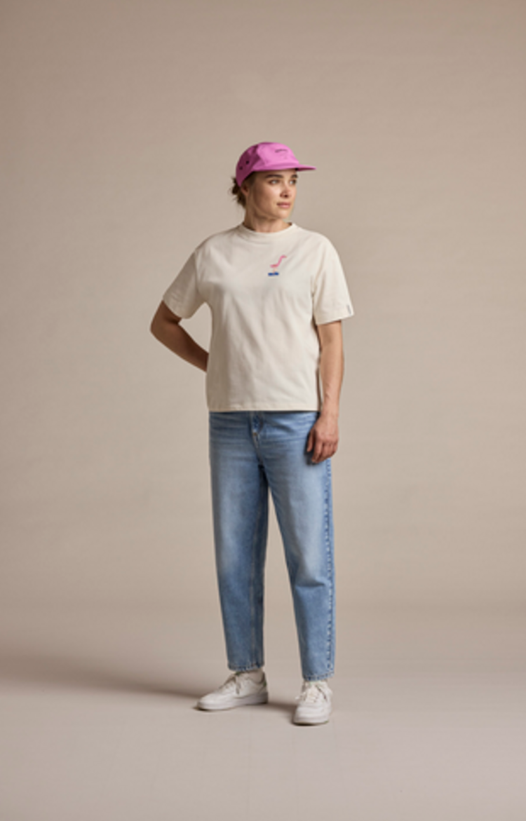 Maloja SpreeM Organic Cotton Tee - Natural Flamingo