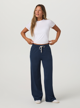 Vuori Halo Essential Wideleg - Blue Coast Heather