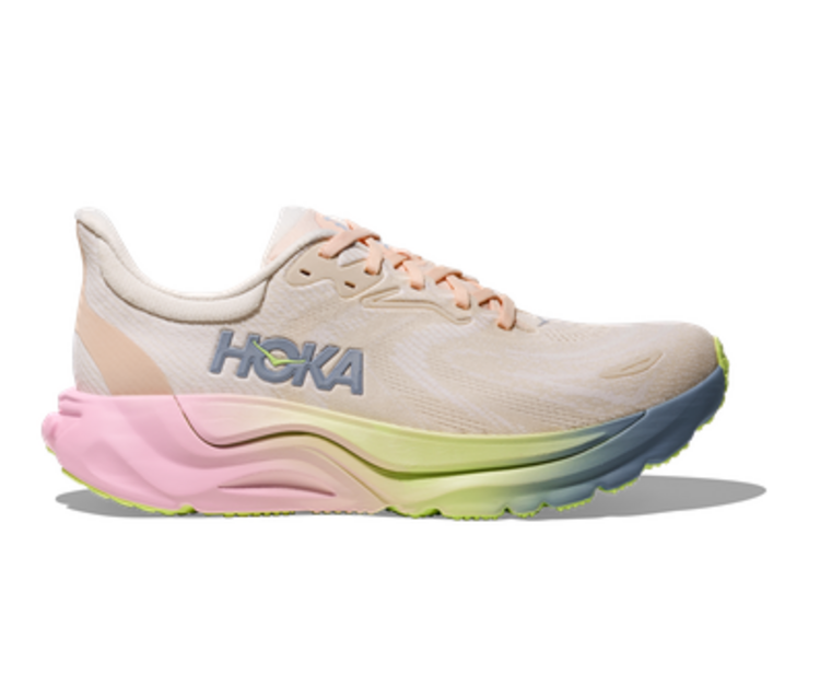 HOKA W Arahi 8 - Alabaster/Tangerine Glow