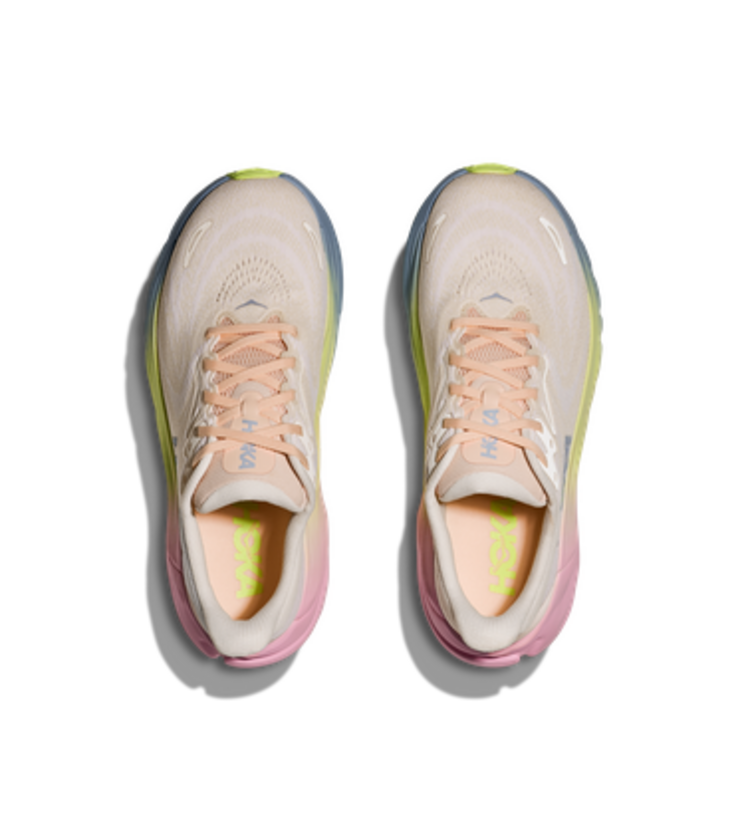 HOKA W Arahi 8 - Alabaster/Tangerine Glow