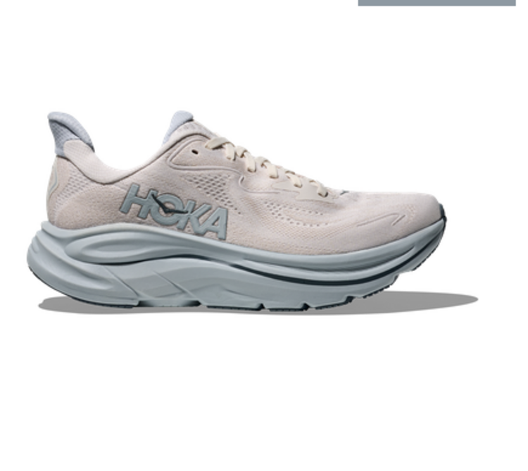 HOKA W Clifton 10 - Grout/Mineral Blue