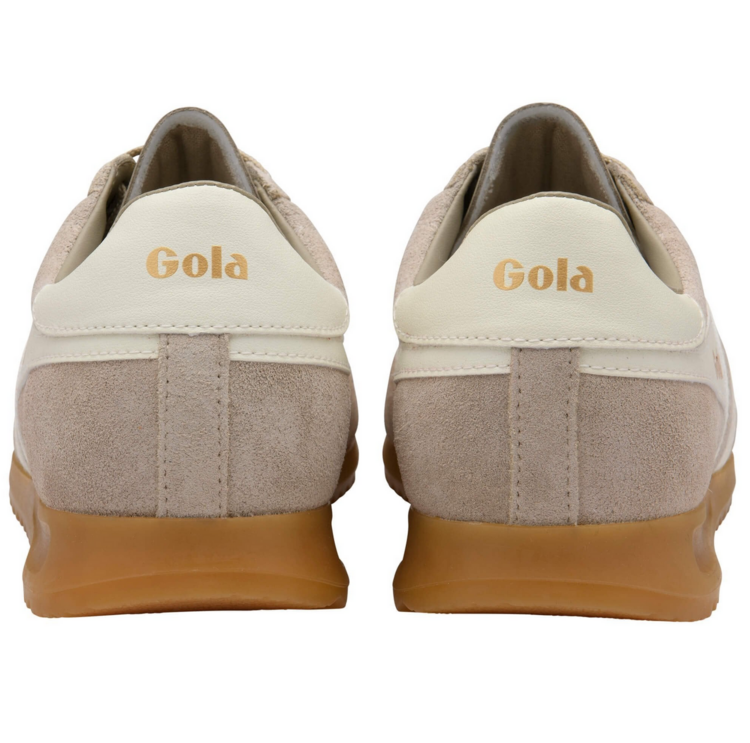 Gola W Stadium Suede Sneakers - Bone/Off White