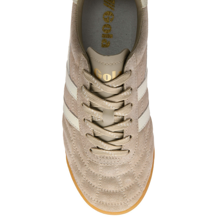 Gola W Stadium Suede Sneakers - Bone/Off White