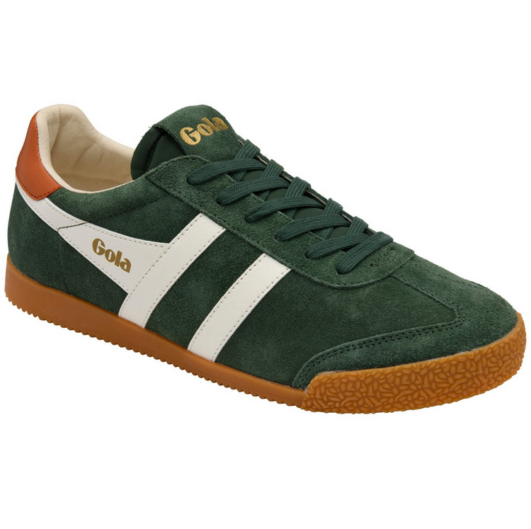Gola M Elan Sneakers - Evergreen/Off White/Moody Orange