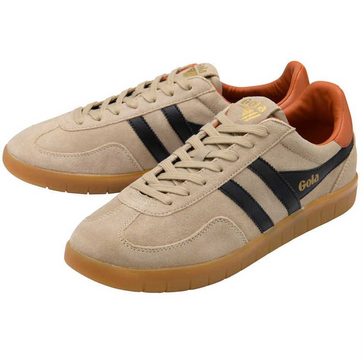 Gola M Atlas Sneakers - Bone/Black/Moody Orange/Gum