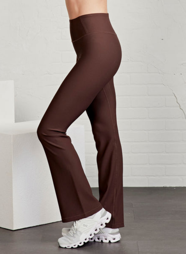 Tasc Sculptive Rib Pant - Mocha
