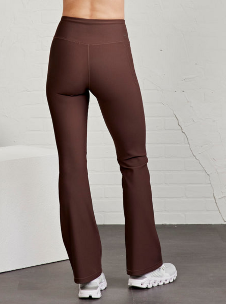 Tasc Sculptive Rib Pant - Mocha