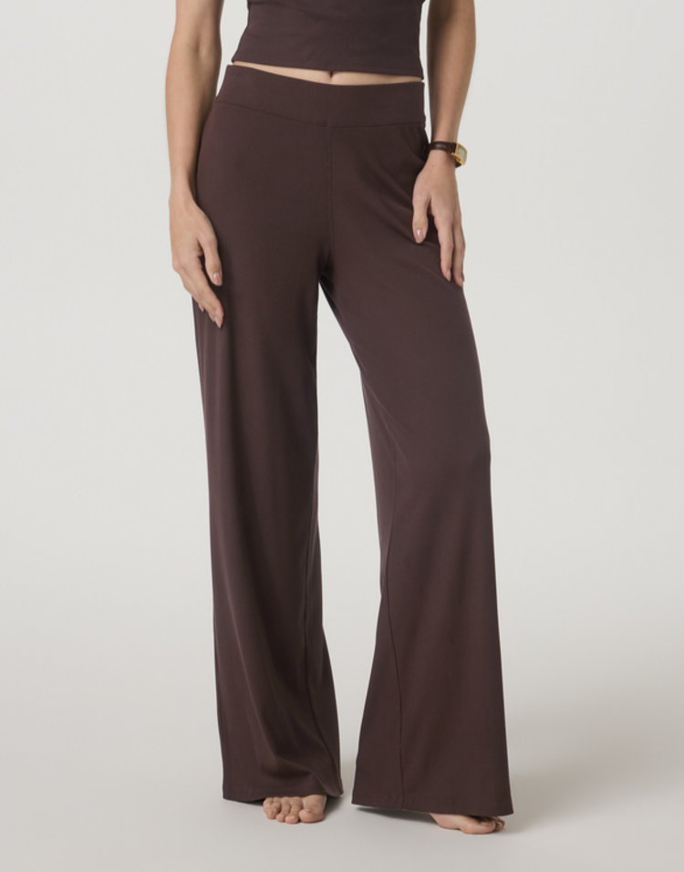 Vuori Pose Wideleg Pant - French Roast