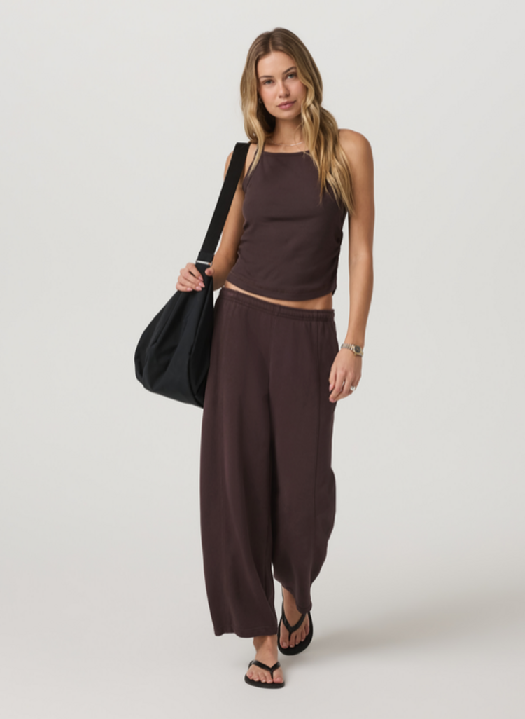 Vuori Pose Cooper Tank - French Roast