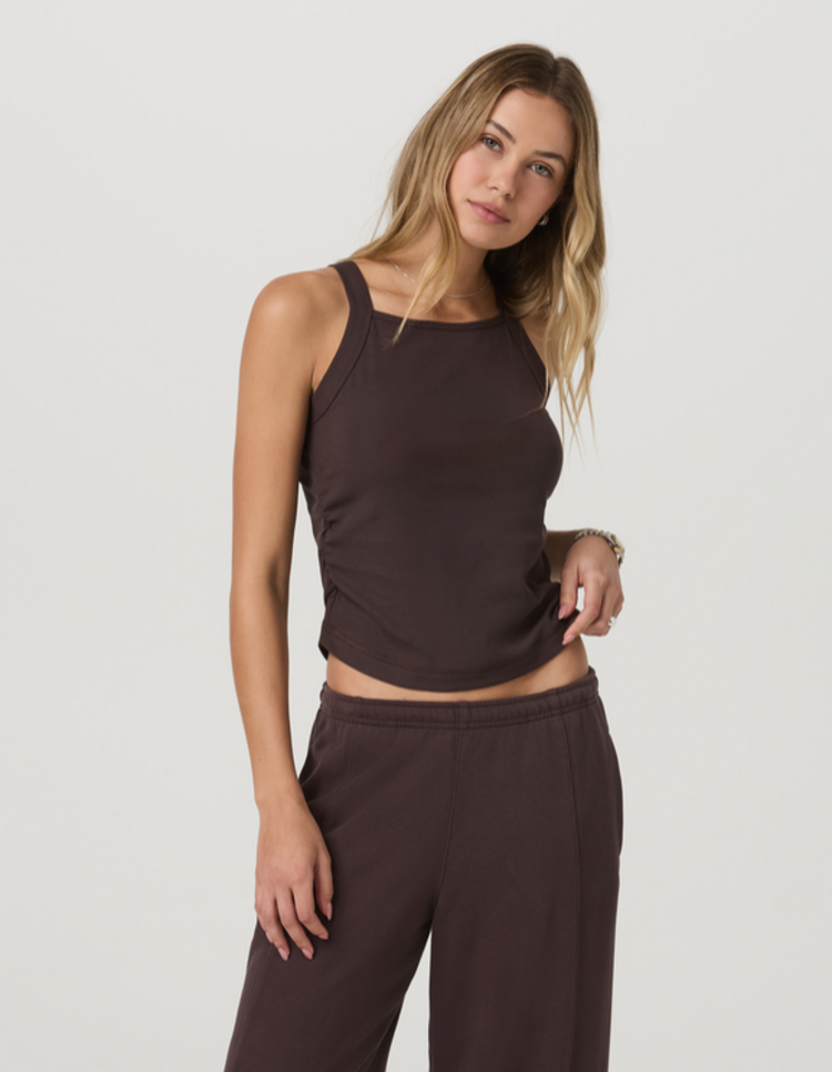 Vuori Pose Cooper Tank - French Roast