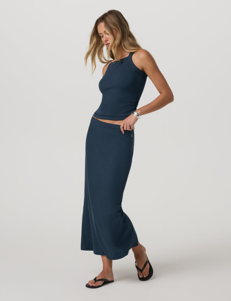 Vuori Pose Cooper Tank - Ocean Blue