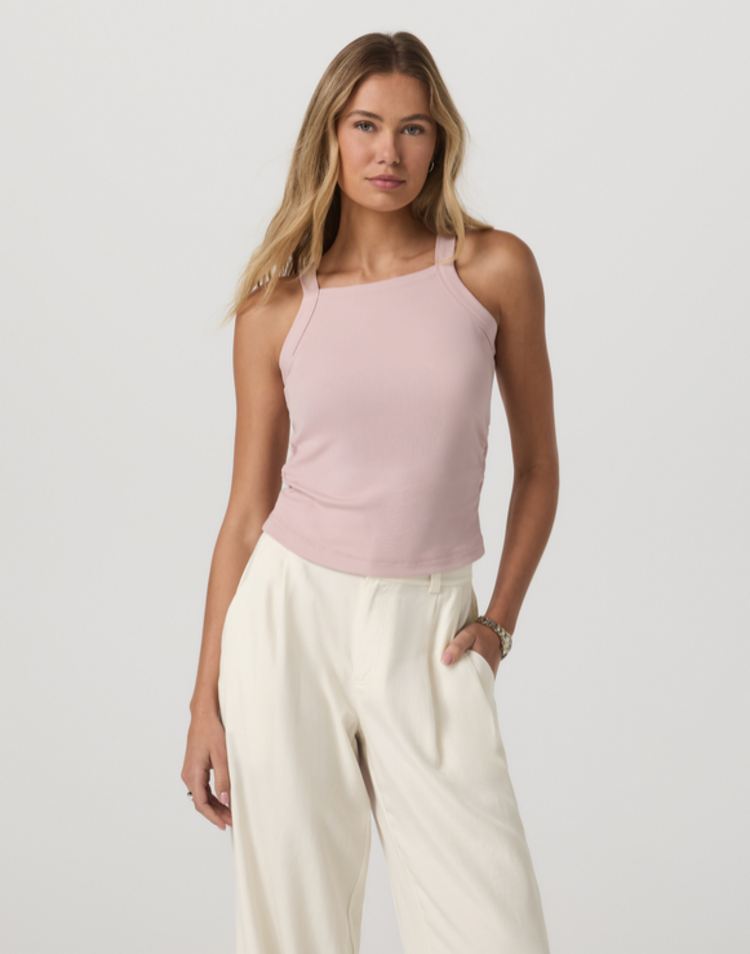 Vuori Pose Cooper Tank - Vintage Rose