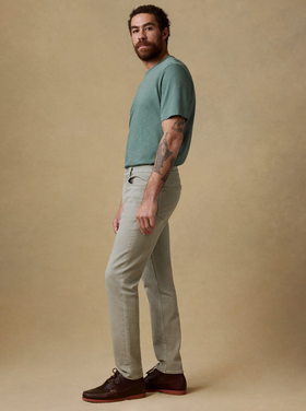 Faherty Stretch Terry 5 Pocket- Coastal Sage