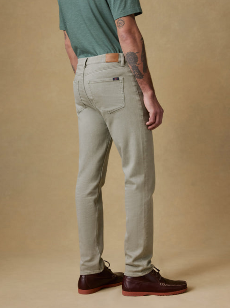 Faherty Stretch Terry 5 Pocket- Coastal Sage