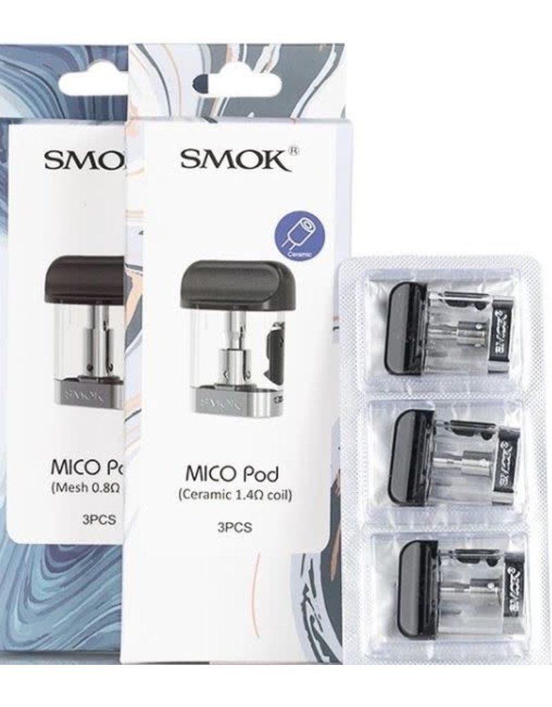 Smok Smok Mico 1.7ml Replacement Pods-3pk 1.0 ohm
