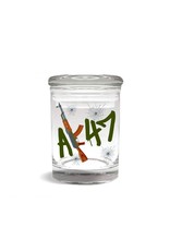 Glass Airtight Jar XS 1/8oz Assorted Designs
