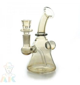 6" Beaker Base Luster Color Glass Water Pipe - #0327