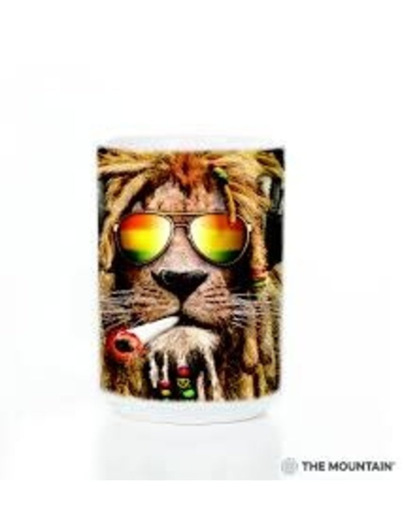 Smokin' Jahman Rasta Lion Coffee Mug