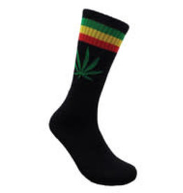 Leaf Republic Socks | Rasta Stripes