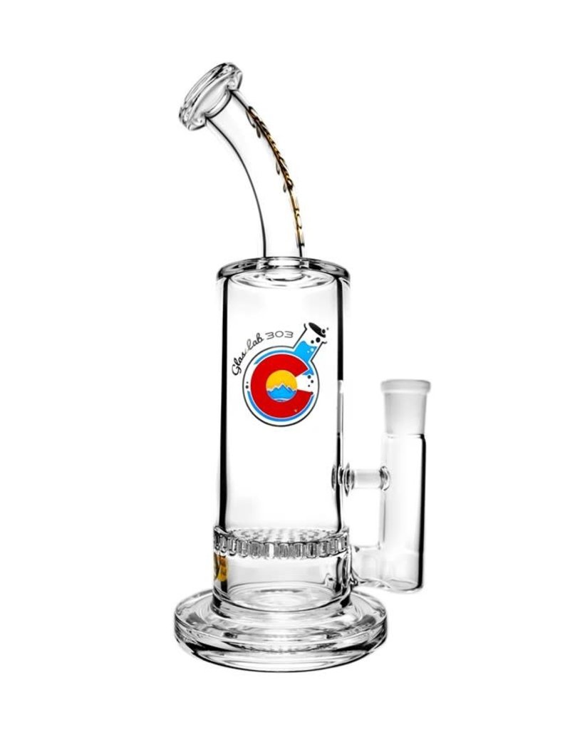 Glasslab 303 8" Classic Rig with Honeycomb Perc - #9789