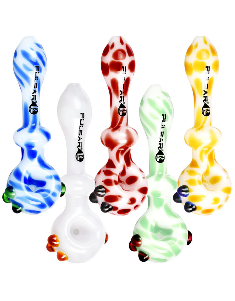 Pulsar Creme Color Swirl Hand Pipe | 5" | Colors Vary - #9922