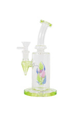 12″ Water Pipe With Leaf Shape Perc - #1020