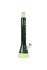On Point Glass 18″ Dual Color Beaker Water Pipe - #1023
