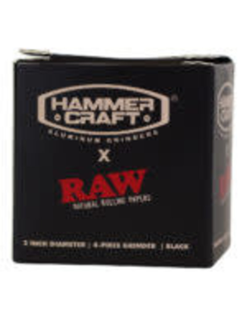Raw Raw Hammercraft X 4 Part 2″ Black Grinder - #1040