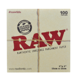 Raw RAW Parchment Paper 5" x 5" (13cm x 13cm) 100ct Pack