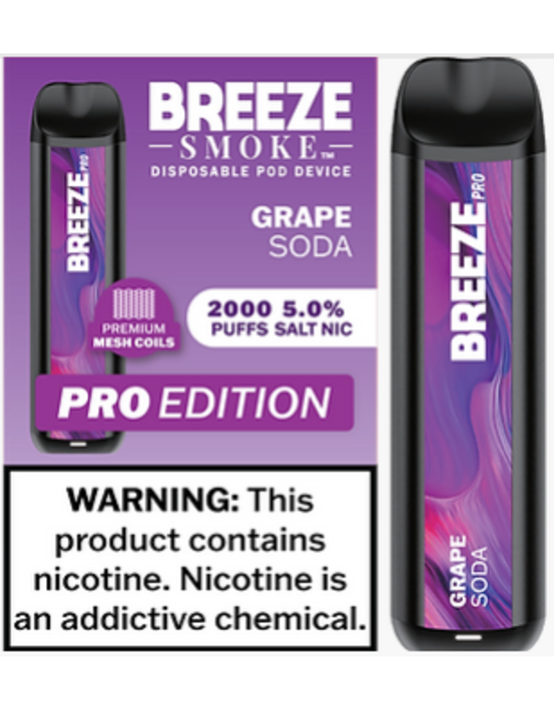 Breeze Pro Breeze Pro Disposable - Grape Soda