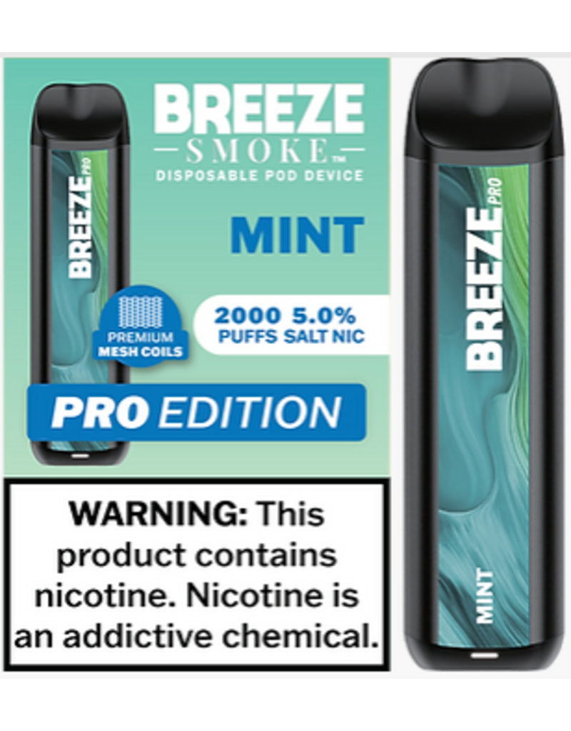 Breeze Pro Disposable - Mint - Rise Smoke Shop