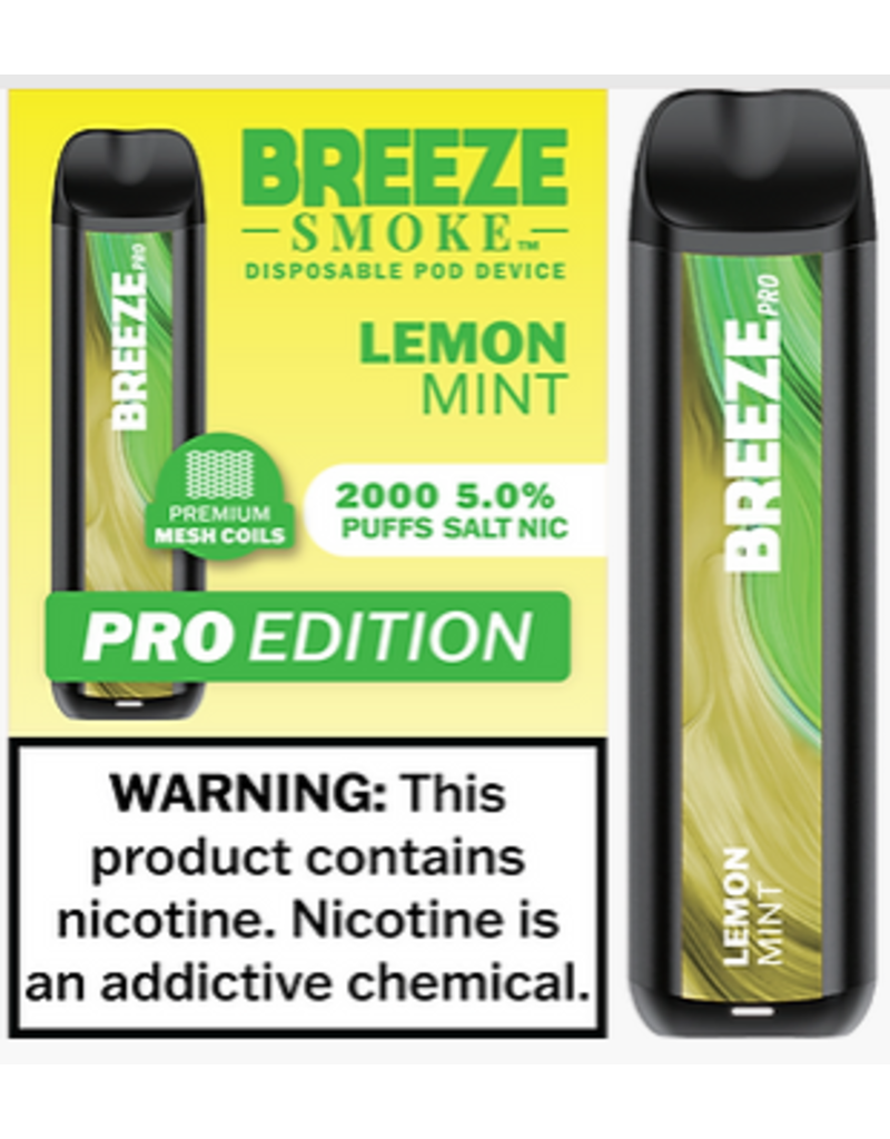 Breeze Pro Breeze Pro Disposable - Lemon Mint