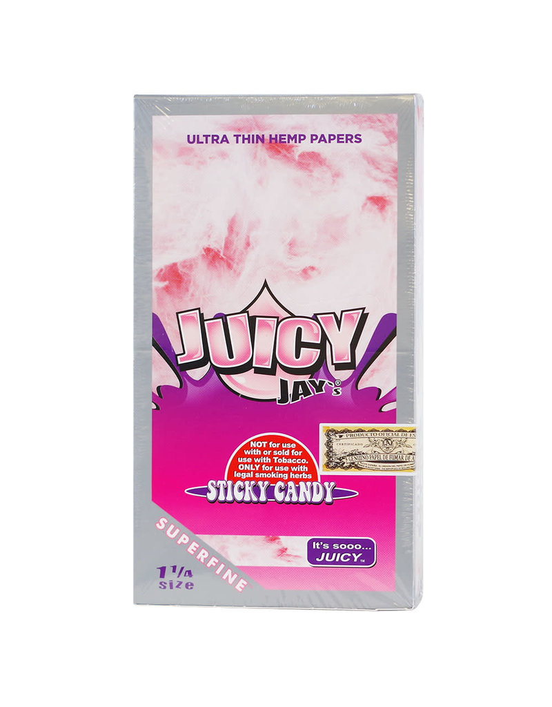 Juicy Jays Juicy Jay's 1 1/4 Ultra Thin Rolling Papers - Sticky Candy