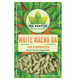 Mr. Kratom 150ct Capsules - White Maeng Da