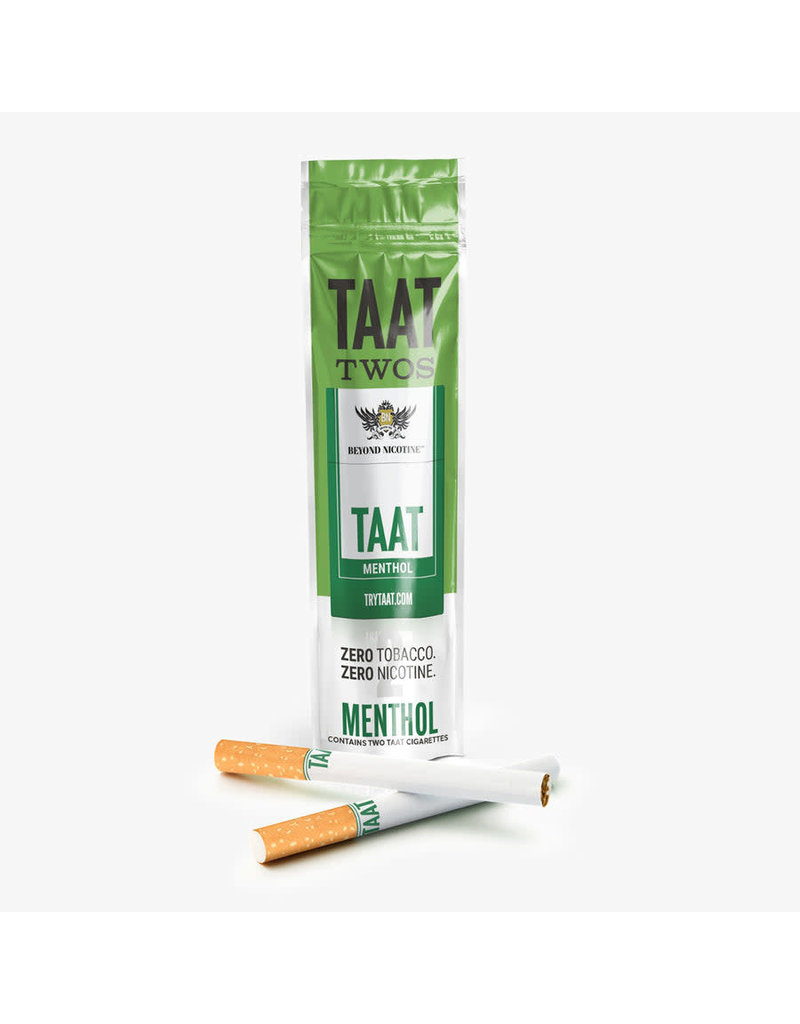 TAAT 2's MENTHOL 2pk Hemp CBD Cigarette