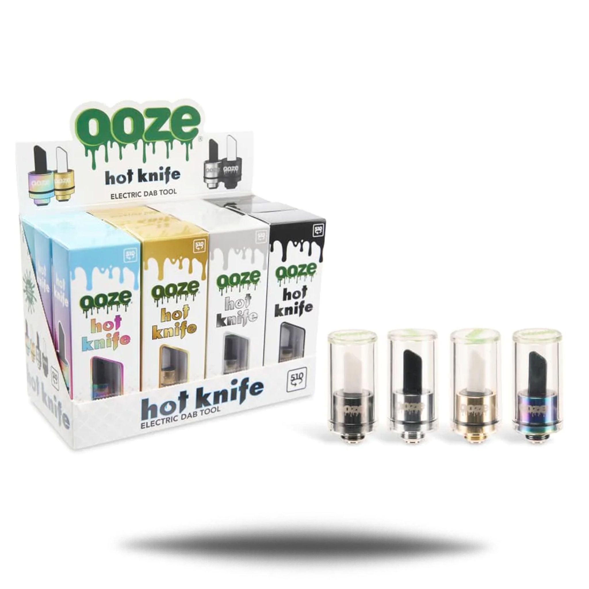 Ooze Hot Knife Electric Dab Tool Assorted Colors Rise Smoke Shop