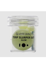 White Rhino Terp Slurper Marble Set 3pc Asstd Colors - #1981