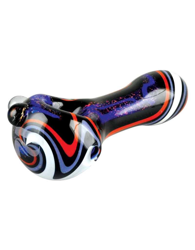 Pulsar Pulsar Outer Space Dicro Swirl Hand Pipe - 4" - #12375