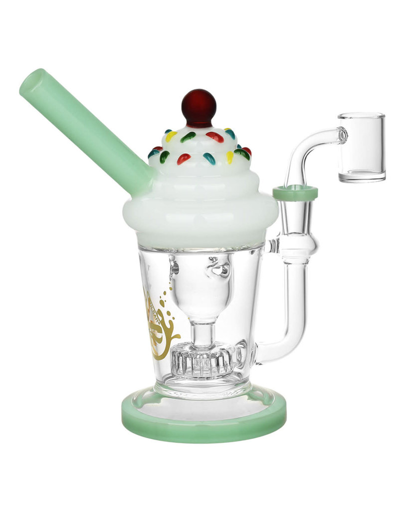 Pulsar Pulsar Cherry On Top Dab Rig | 7" | 14mm F | Colors Vary - #2504