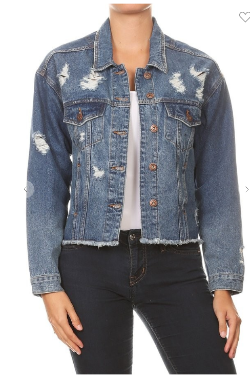 bling jean jacket