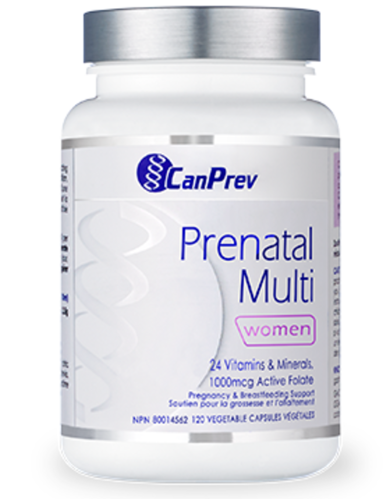 CanPrev CANADIAN - Women's Prenatal Multi Vitamin 1000mcg Folate (120 caps)
