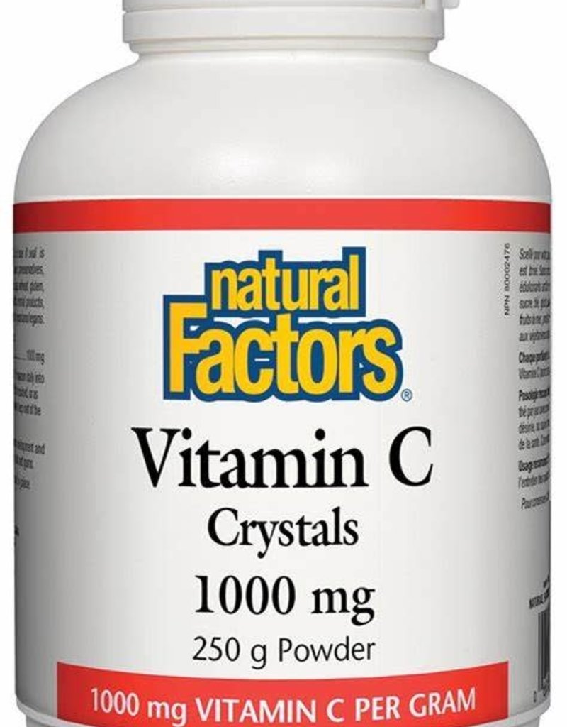 Natural Factors CANADIAN - Vitamin C - Crystals 1000mg Powder (250g)