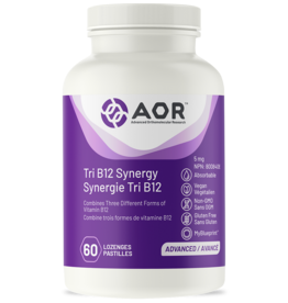 AOR Vitamin B12 - Tri B12 Synergy 5mg (60 lozenges)